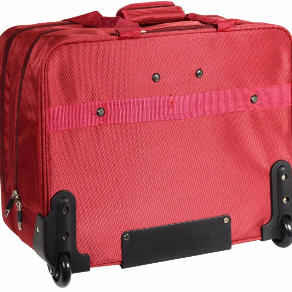 Best Dermata 2-Rollen Businesstrolley 44,5 cm Laptopfach schwarz