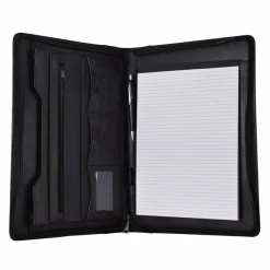 Online Dermata Schreibmappe Leder 36,5 cm schwarz