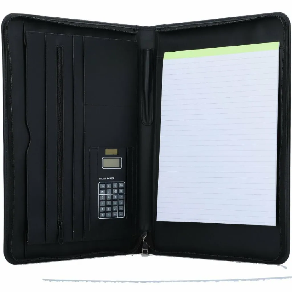 Dermata Mappen Aller Art<Schreibmappe VII Leder 35,5 cm schwarz