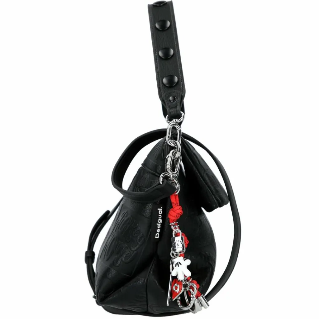Discount Desigual All Mickey Loverty Schultertasche 33 cm schwarz