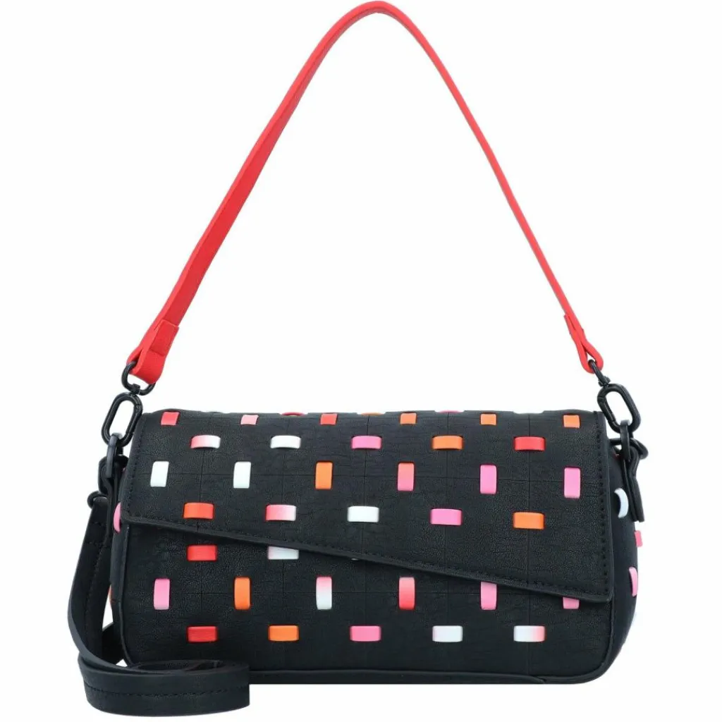 Discount Desigual Fantasia Phuket Schultertasche 25 cm black