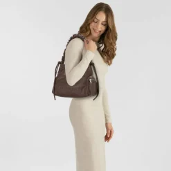 Hot Desigual Half Montville Schultertasche 29.5 cm braun