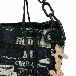Desigual Schultertaschen<Newspaper Donosti Schultertasche 25 cm schwarz