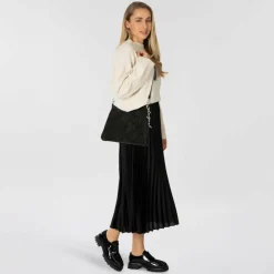 Desigual Schultertaschen|Henkeltaschen<Romeo Schultertasche 32 cm schwarz