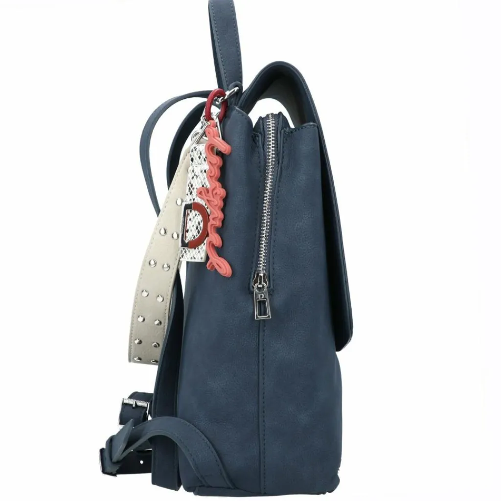 New Desigual Sierra Sumy City Rucksack 28 cm blau