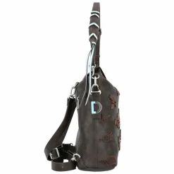 Online Desigual Stencil Flocado Jersey 2.0 Daypack 33 cm braun