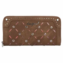 New Desigual Yankee Fiona Geldbörse 20.5 cm braun