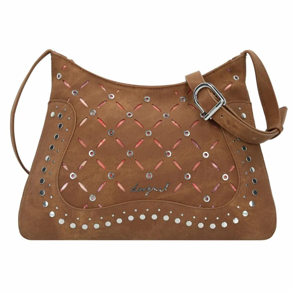 New Desigual Yankee Manaos Umhängetasche 40 cm braun