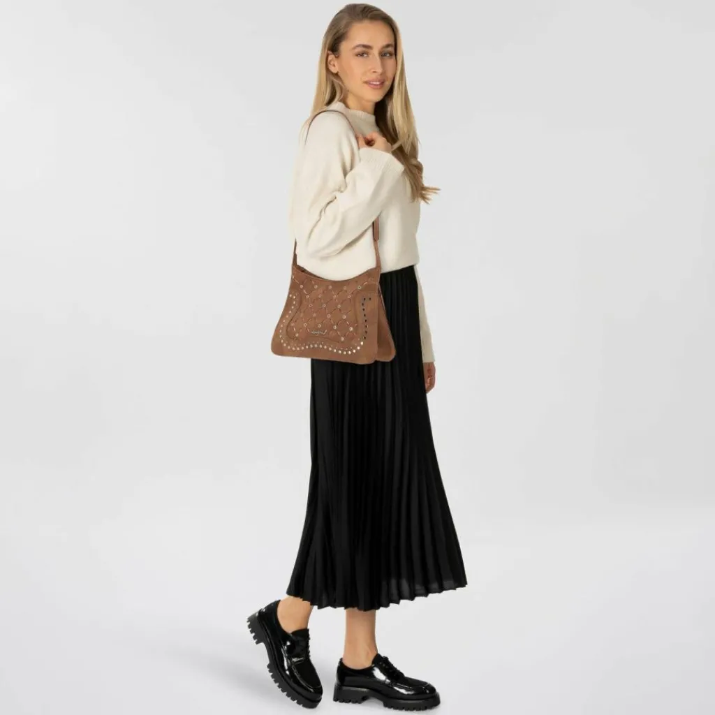 New Desigual Yankee Manaos Umhängetasche 40 cm braun