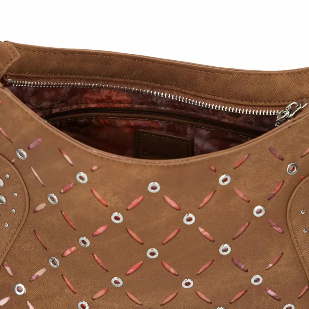 New Desigual Yankee Manaos Umhängetasche 40 cm braun