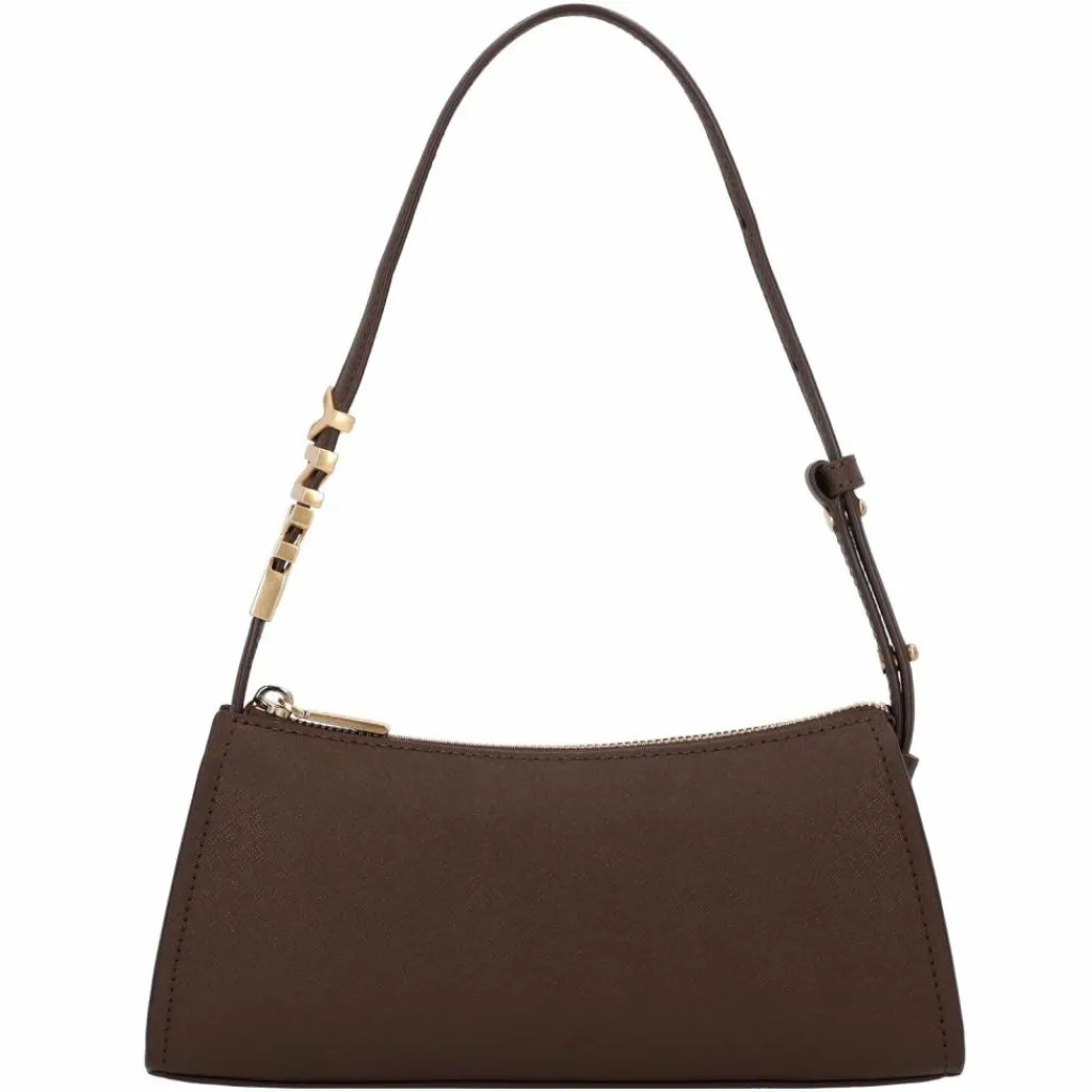 DKNY Henkeltaschen|Schultertaschen<Avril Schultertasche Leder 26 cm chocolate