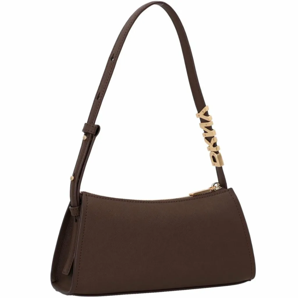 DKNY Henkeltaschen|Schultertaschen<Avril Schultertasche Leder 26 cm chocolate