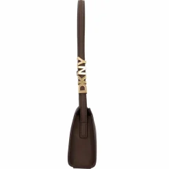 DKNY Henkeltaschen|Schultertaschen<Avril Schultertasche Leder 26 cm chocolate
