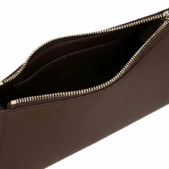 DKNY Henkeltaschen|Schultertaschen<Avril Schultertasche Leder 26 cm chocolate