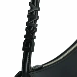 DKNY Avril Schultertasche Leder 26 cm black-black