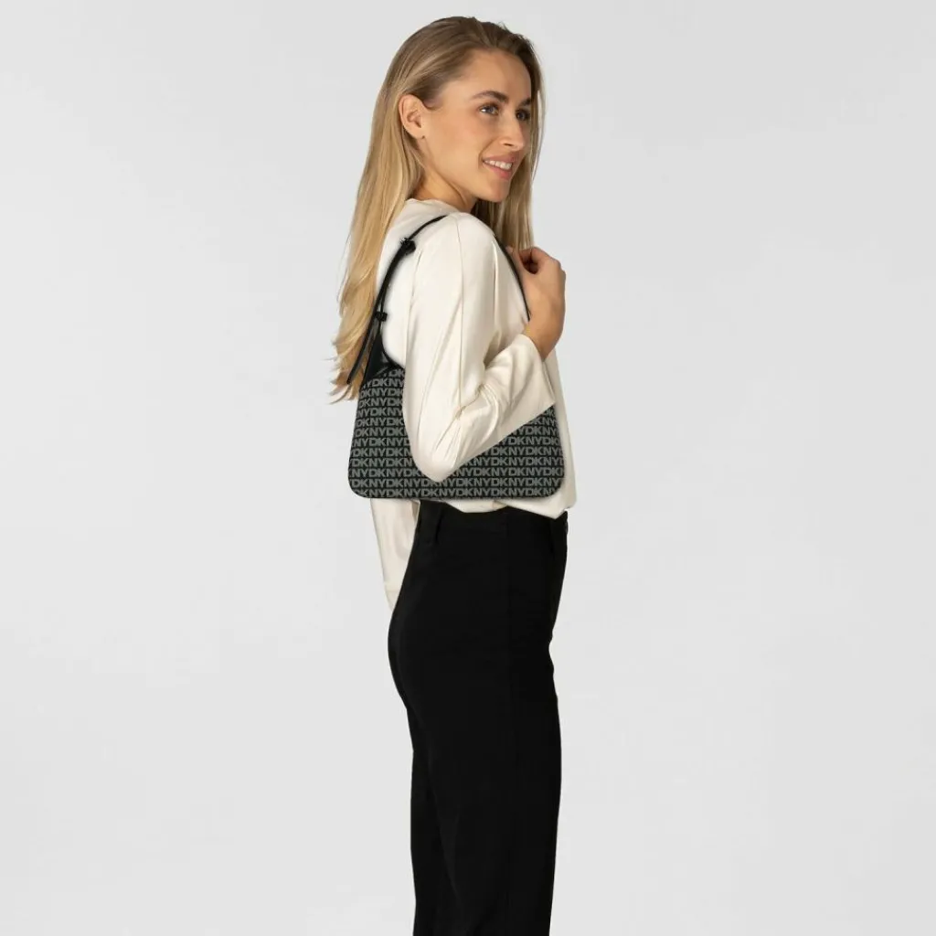 DKNY Henkeltaschen|Schultertaschen<Avril Schultertasche 28.5 cm black logo- black