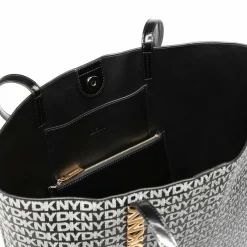 Hot DKNY Avril Shopper Tasche 42 cm black logo- black