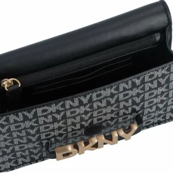 DKNY Umhängetaschen<Avril Umhängetasche Leder 19 cm bk logo-bk