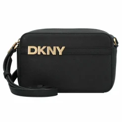 DKNY Umhängetaschen<Avril Umhängetasche Leder 23 cm black-gold