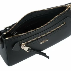 Clearance DKNY Bryant Ave Schultertasche Leder 23 cm blk-gold