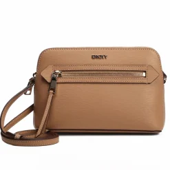 Sale DKNY Bryant Ave Umhängetasche Leder 22 cm cappuccino