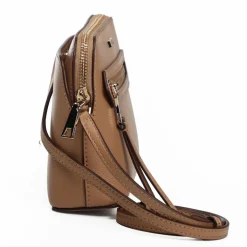 Sale DKNY Bryant Ave Umhängetasche Leder 22 cm cappuccino