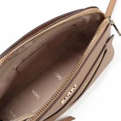 Sale DKNY Bryant Ave Umhängetasche Leder 22 cm cappuccino