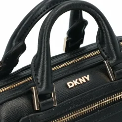DKNY Henkeltaschen<Bryant Handtasche Leder 19 cm black-gold