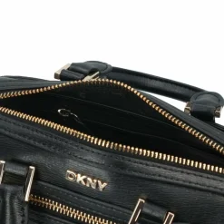 DKNY Henkeltaschen<Bryant Handtasche Leder 19 cm black-gold