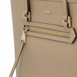 DKNY Bryant Shopper Tasche Leder 31 cm cappuccino