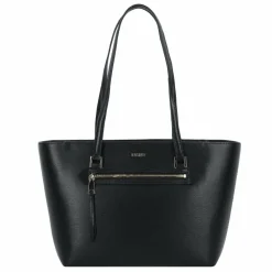 DKNY Shopper|Schultertaschen<Bryant Shopper Tasche Leder 31 cm blk-gold