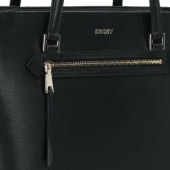 DKNY Shopper|Schultertaschen<Bryant Shopper Tasche Leder 31 cm blk-gold