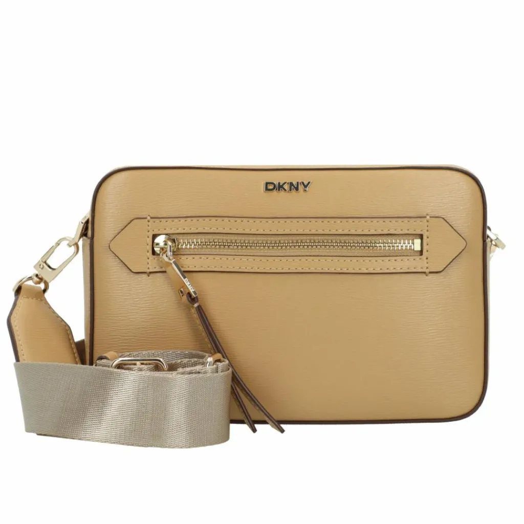 Sale DKNY Bryant Umhängetasche Leder 23 cm cappuccino