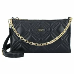 Discount DKNY Evon Schultertasche Leder 22 cm blk-gold