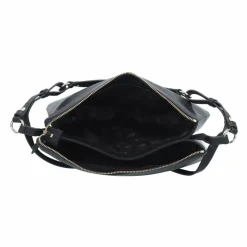 DKNY Gramercy Schultertasche Leder 33 cm blk-gold