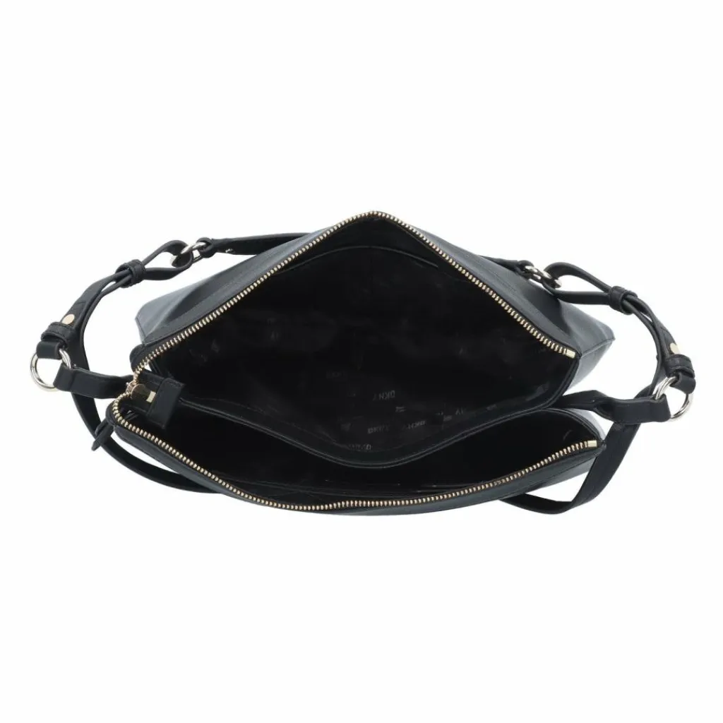 DKNY Gramercy Schultertasche Leder 33 cm blk-gold