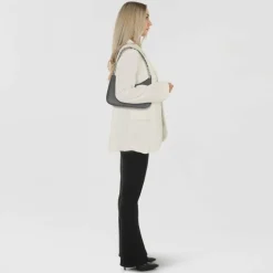 DKNY Schultertaschen<Jenna Schultertasche 23 cm dark gray