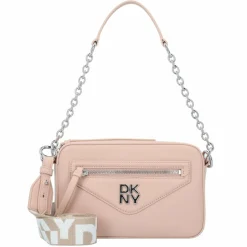 DKNY Schultertaschen<Milan Schultertasche Leder 22.5 cm nude