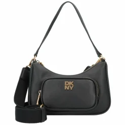 DKNY Schultertaschen<Philo Schultertasche Leder 24 cm black