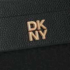 DKNY Abendtaschen & Clutches<Rosa Clutch Geldbörse Leder 20 cm jet black-black