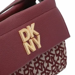 DKNY Umhängetaschen<Rosa Umhängetasche 21 cm aged wine-garnet