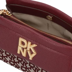 DKNY Umhängetaschen<Rosa Umhängetasche 21 cm aged wine-garnet