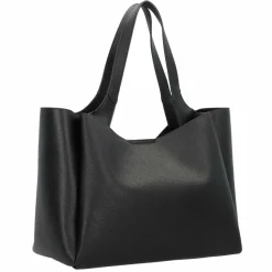 Hot DKNY Willa Shopper Tasche Leder 37 cm black-silver