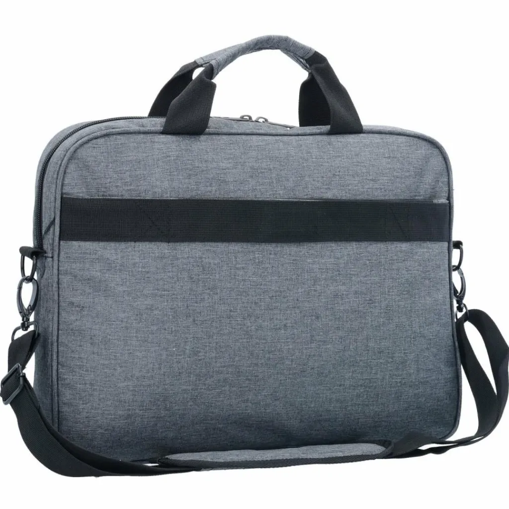 Best d&n Basic Aktentasche 44 cm Laptopfach grau