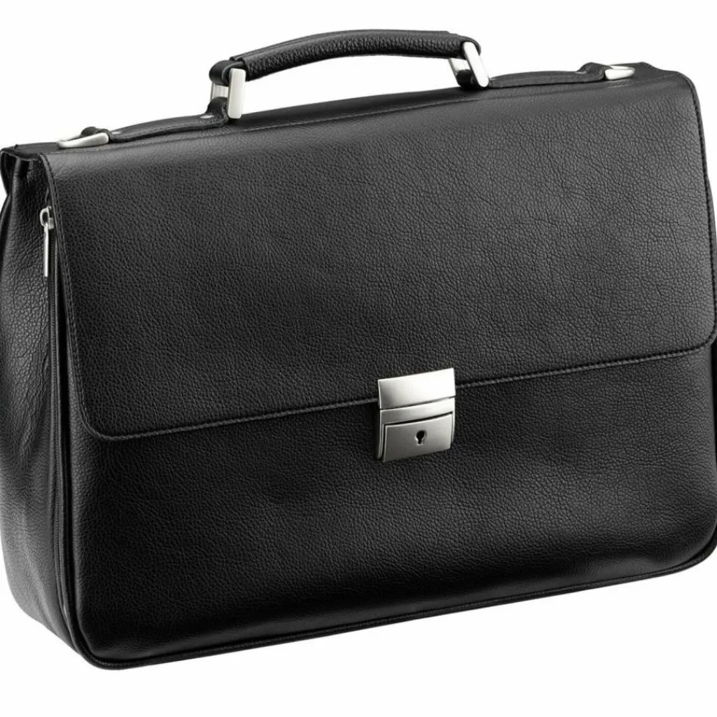 New d&n Basic Aktentasche V 40 cm Laptopfach schwarz