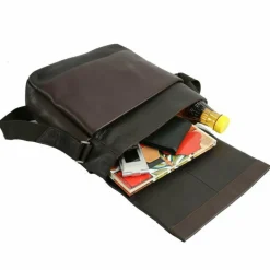 Online d&n Business Line Messenger Leder 30 cm braun