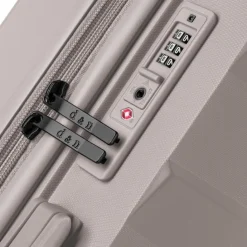 Clearance d&n South Dakota 4 Rollen Kabinentrolley S 55 cm mit Dehnfalte champagner