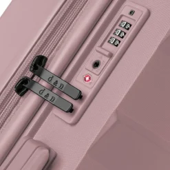 Outlet d&n South Dakota 4 Rollen Kabinentrolley S 55 cm mit Dehnfalte rose gold