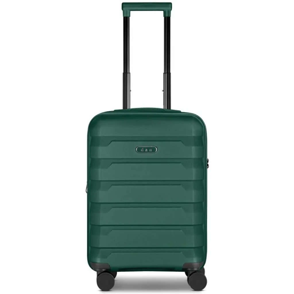 d&n South Dakota 4 Rollen Kabinentrolley S 55 cm mit Dehnfalte