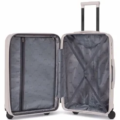 d&n Koffersets Als Hartgepäck|Koffersets 3-Teilig<South Dakota 4 Rollen Kofferset 3-teilig mit Dehnfalte champagner